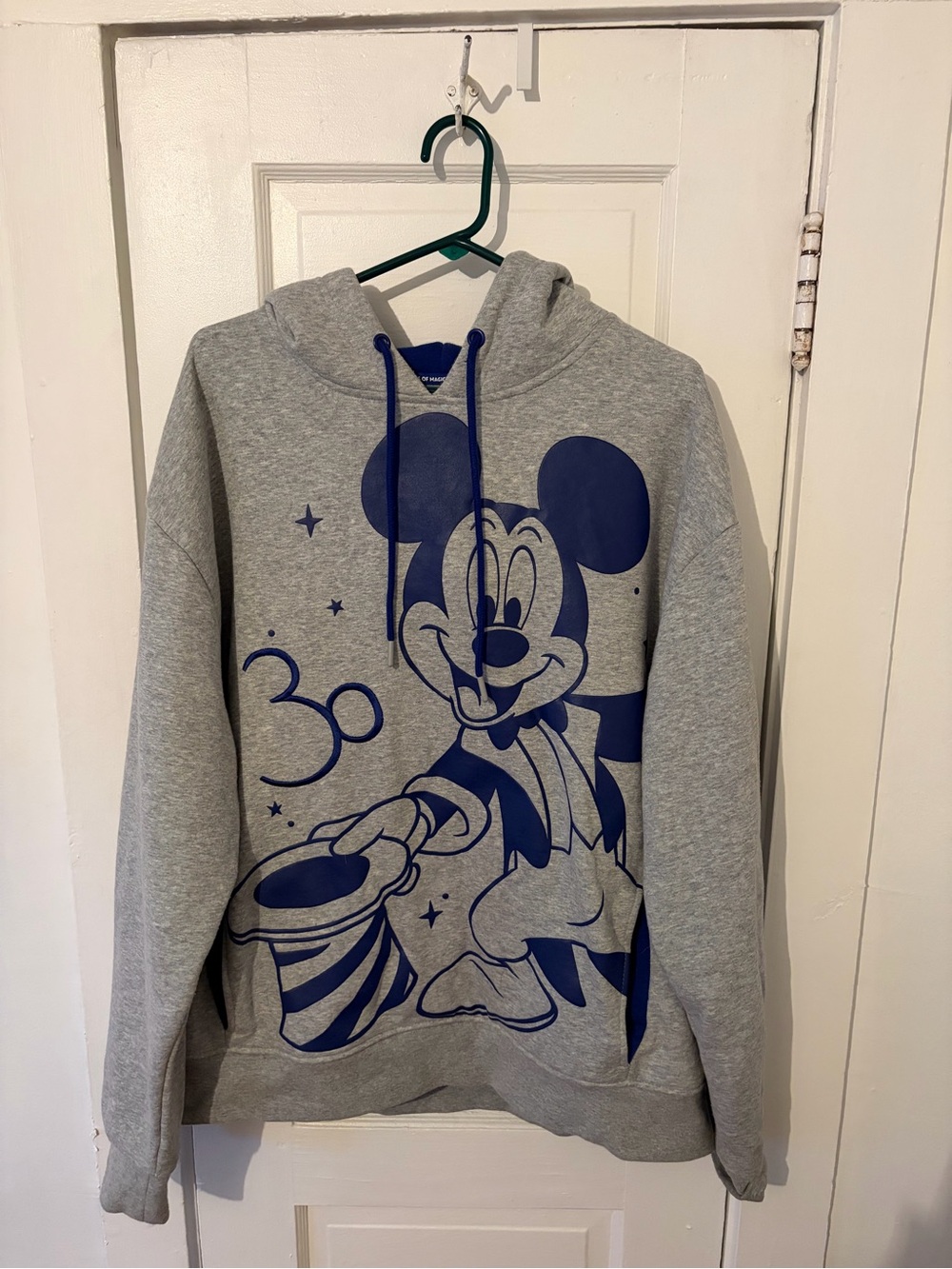 Authentic Disneyland Paris 30th Anniversary Mickey Mouse Hoodie